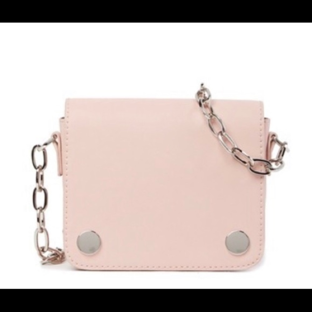 French Connection Blush Pink Crossbody Bag